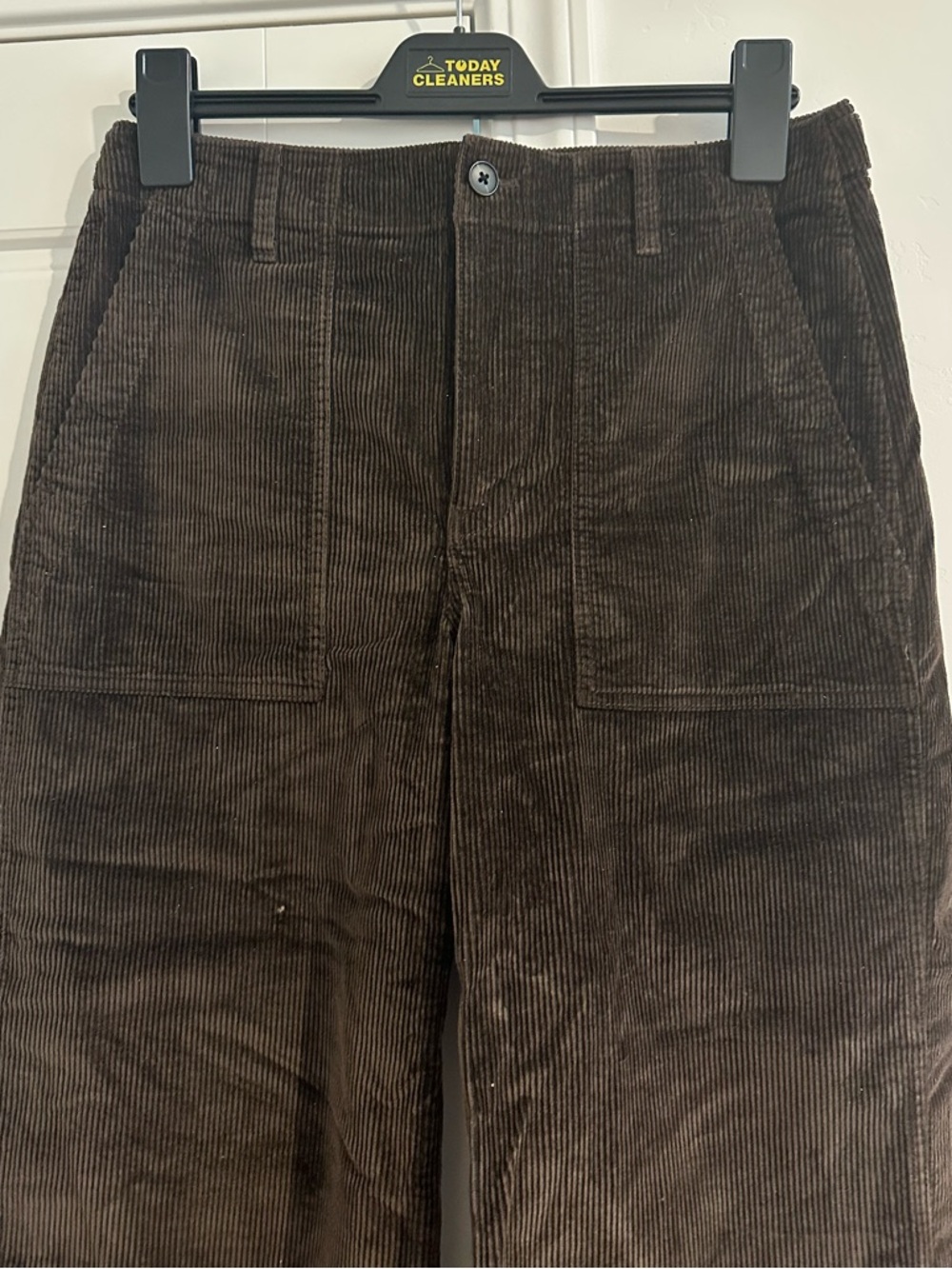 Women’s Brown Corduroy Wide-Leg Pants - Picture 2 of 4